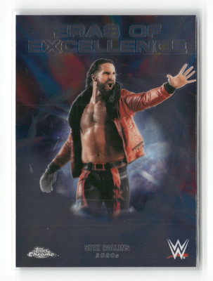 2026 Topps Chrome WWE Seth Rollins #ERA-11 Eras Of Excellence Base Insert