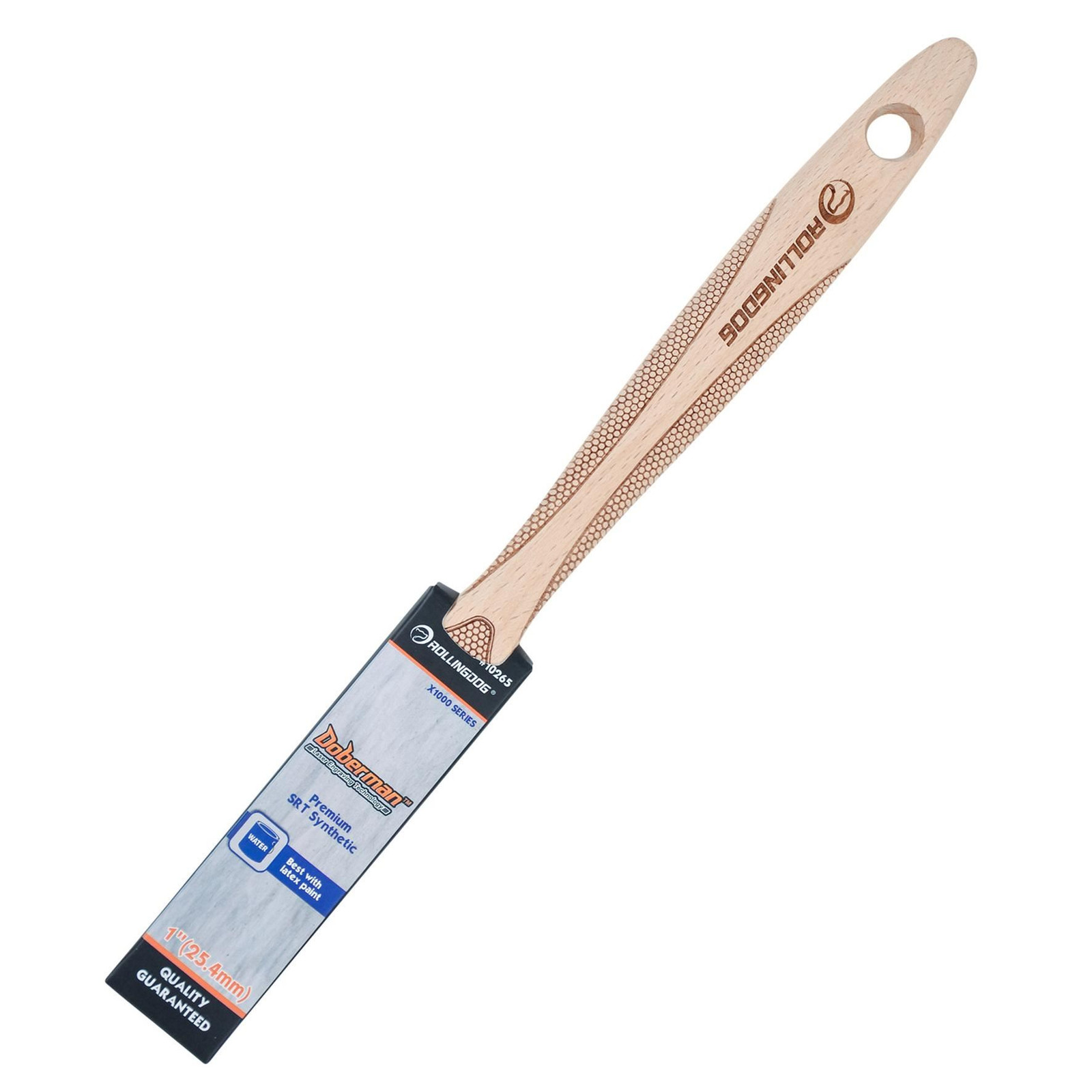 Rollingdog Doberman X1000 Series Flat Paint Brush, 1""