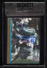 BAS 1992 Action Packed The All-Madden Team Daryl Johnston #54 Auto 3c7