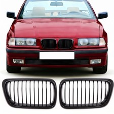 K�HLERGRILL EINZELSTEG NIEREN GLANZ SCHWARZ GRILL PASSEND F�R BMW 3ER E36 96-98
