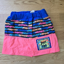 Vintage Colorblock Surf Time Boy Swim Shorts Bright 18 Months