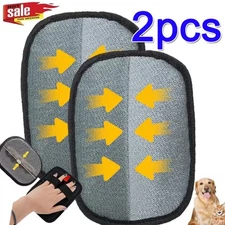 Pet Hair Remover, Electrostatic Pet Hair Removal Gloves, Reusable Cat & Dog Hair