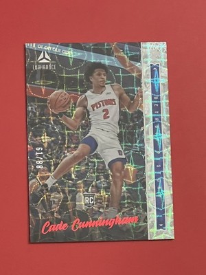 2021-22 Panini Luminance Cade Cunningham /88 ROOKIE HOLO ASIA EXCLUSIVE RC MINT