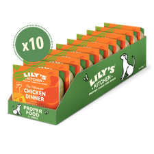 Image of Lily’s Kitchen Ultimate Chicken Dinner Wet Dog Food Multipack 10x150g Natural