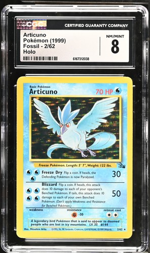 Articuno (Unlimited) graded CGC 8 for sale on eBay