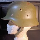 M40 Helmet With Liner & Chinstrap Cold War Made In Germany For Finland Military  — photo 1