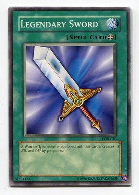 Yu-Gi-Oh! Legendary Sword Common LOB-040 englisch Schwert der Legende