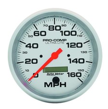 Autometer Speedometer 160 Mph 5 In Dia Ultra-lite Electric Analog Programmable