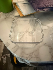Clear Square Plastic Food Storage Container w/ Snap Lid, 1.5 qt 9 Count