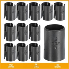 Durable Wire Shelf Clips 1 Inch Plastic Shelving Sleeves Replacement 24 Pcs