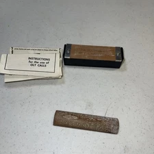 Vintage PS Olt Model F-6 Turkey Scratch Box Game Call Pekin ILL