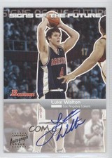 2003-04 Bowman Rookies & Stars Signs of the Future Luke Walton #SFA-LW Auto 1c1