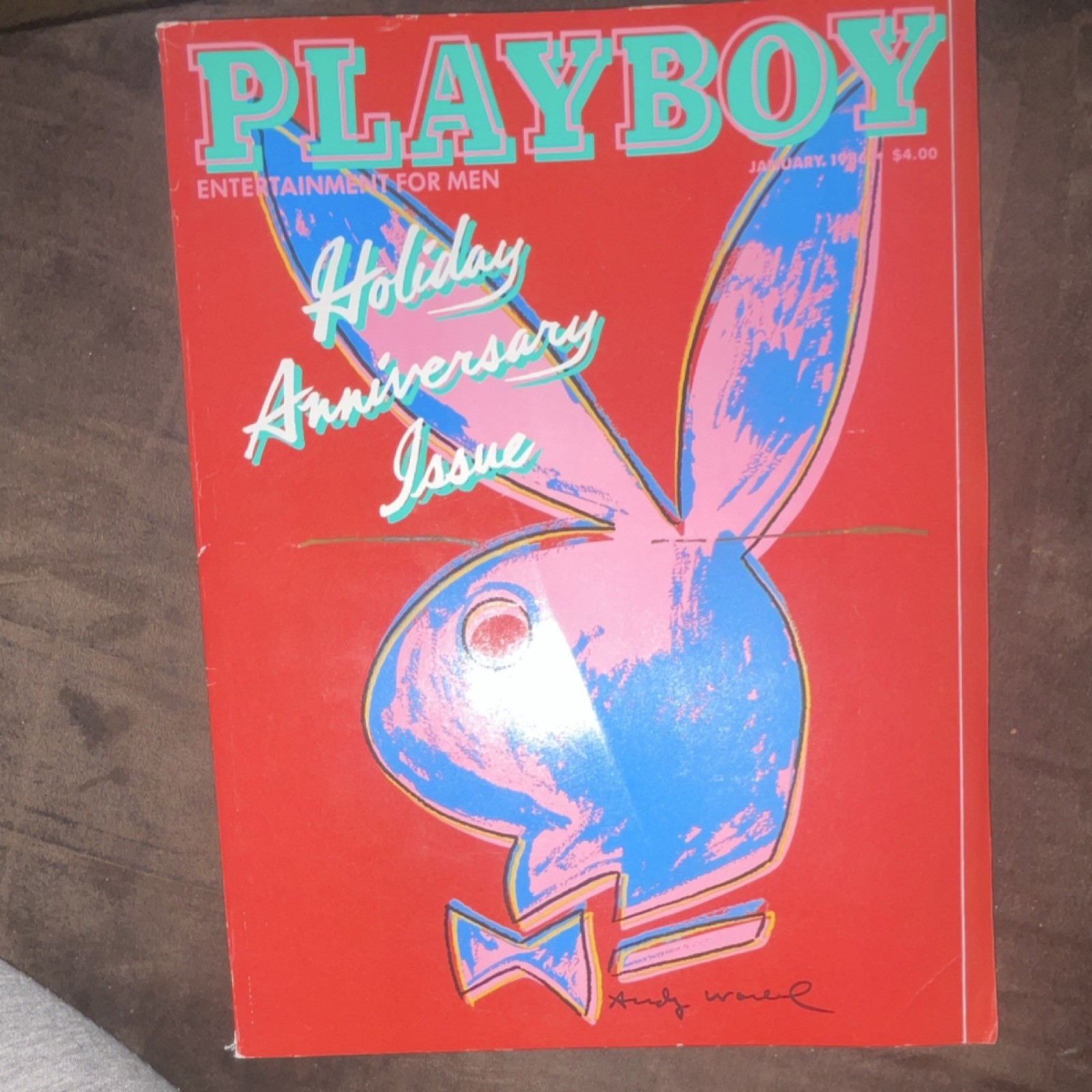 Playboy Magazine January 1986 Holiday Anniversary Issue Sherry Arnett Vintage