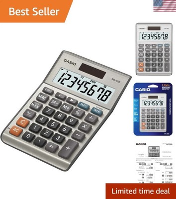 Casio Ms-80b Calculator   Desktop Calculator With Tax & Currency ToolsOpens i...