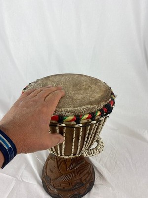 Djembe Trommel 37 cm groß Durschmesser:  25 cm