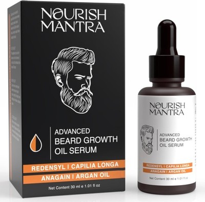 - Advanced Beard Growth Oil Serum | Made with Redensyl, Capilia Longa, Argan ...
