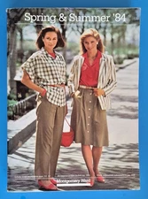 1984 WARDS SPRING SUMMER '84 MONTGOMERY WARD BOOK CATALOG Huge 11" x8 1/2" x1.5"
