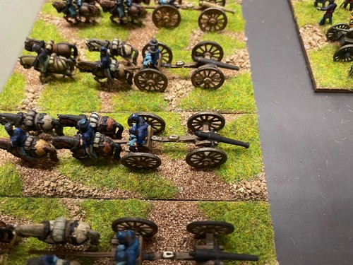 Painted ACW - Union 10 Guns & Crew + 6 Limbered Gun Teams - Figures 15mm Scale - Picture 7 of 12