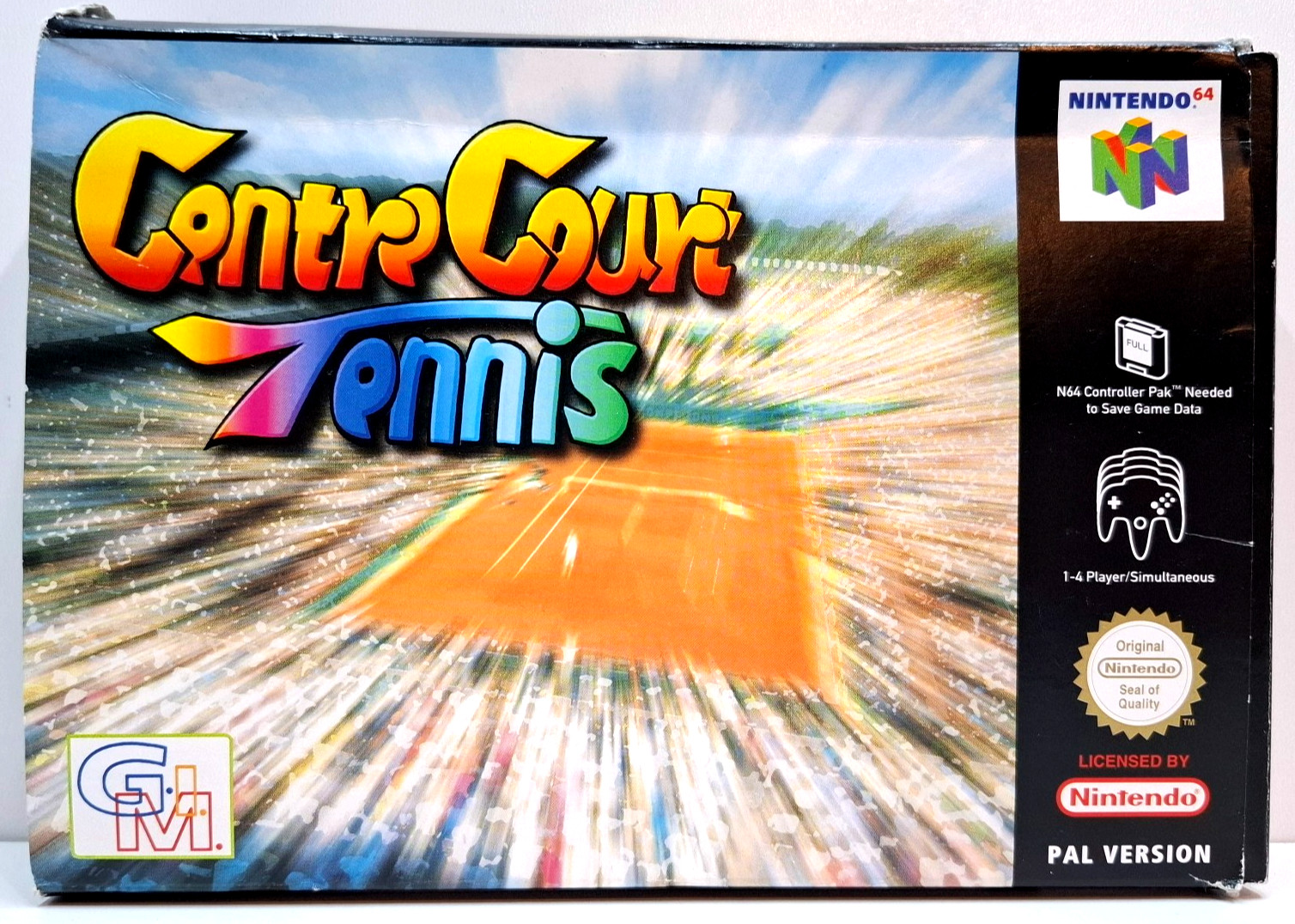 Centre Court Tennis / Nintendo 64 / N64 / Sans Manuel / OVP / Anglais
