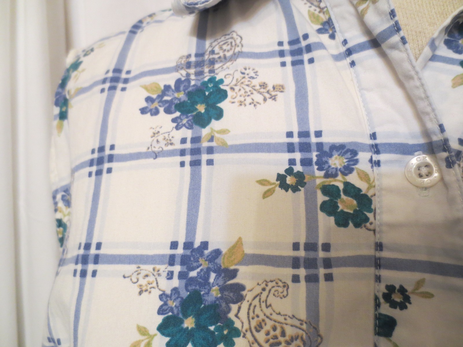 Vtg Classic Elements women’s  Blouse Button Up sl… - image 3