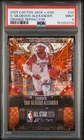 SHAI GILGEOUS-ALEXANDER 2025 CACTUS JACK CHROME ORANGE REFRACTOR /50 PSA 9