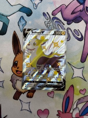 Boltund V SWSH085 Full Art Holo Rare Sword & Shield Pokemon Black Star Promo TCG