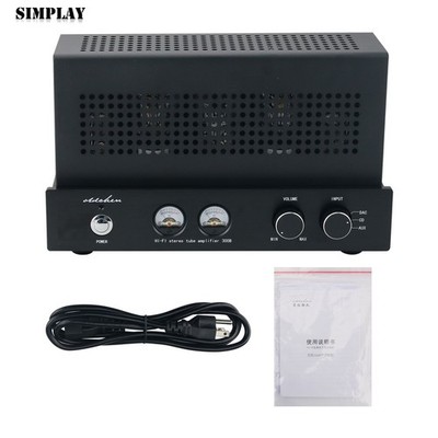 Oldchen HI-FI Stereo Tube Amplifier 300B 9Wx2 Class A Standard Version Black
