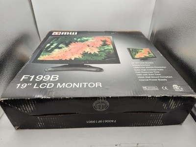 AMW-F199B-19''TFT LCD Monitor-1280X1024 SXGA Resolution-High Contrst-NEW OPEN BOX