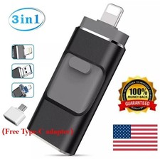 New 2TB USB 3.0 Flash Drive Memory Stick Thumb External Storage For iphone ipad