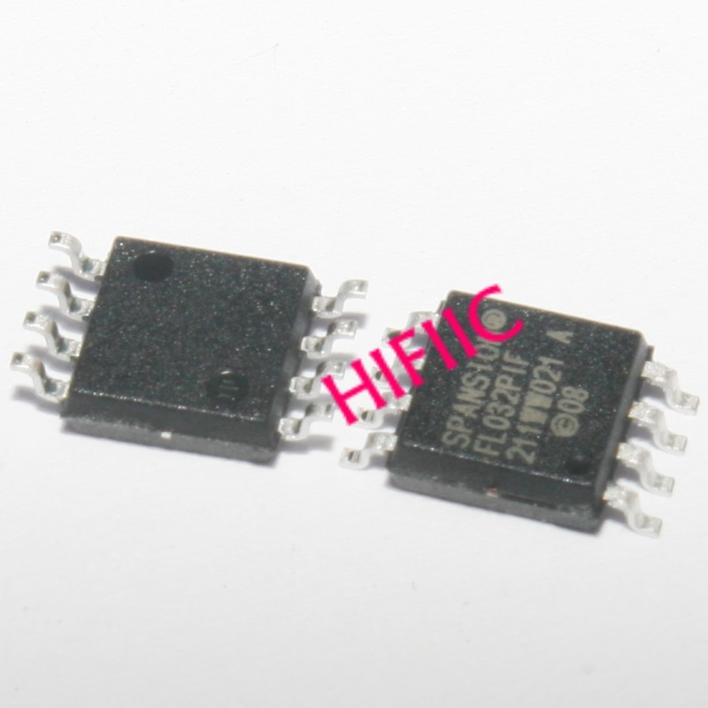 Mémoire Flash S25FL032P 32-Mbit - Circuit Intégré SOP-8, Marque Spansion, Neuf D'origine