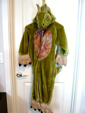 Plush Dinosaur Child Deluxe Quality Costume 5-6  36" neck to Ankle Very Warm