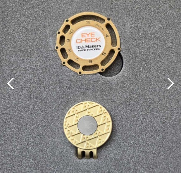 ID Makers Eye Check Distance Measuring Golf Ball Marker (4