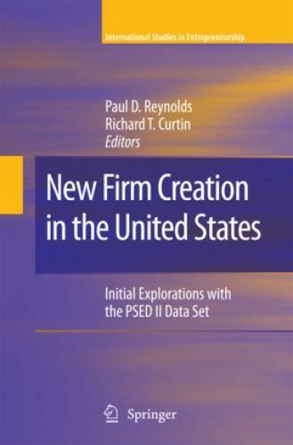 Thumbnail - Firm Creation In The United States Initial Explorations With The Psed