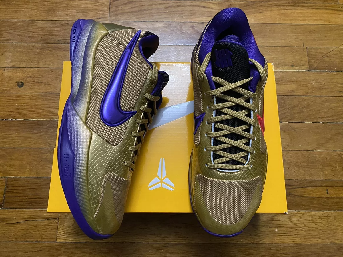 🔥Size 9.5M/11W - Nike Kobe 5 Protro Undefeated Hall of Fame Purple -✅Ship Today