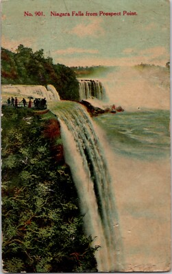 #ad #ad Niagara Falls from Prospect Point Vintage Postcard spc8 $21.00