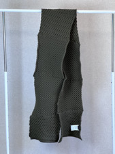 Jil Sander polyamide knitted green super long scarf