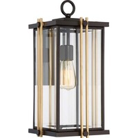 Wandleuchte AußEnlampe AußEnwandleuchte Laterne Stahl Glas 1 Flammig Bronze IP44