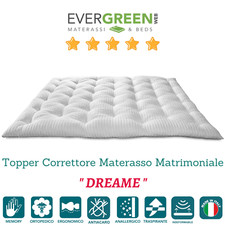 Correttore Materasso in Memory Foam MED Matrimoniale 160x200 Alto 7cm Ortopedico