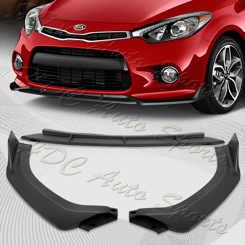 For 2014 2016 Kia Forte Koup Coupe STP Style Matt Black Front