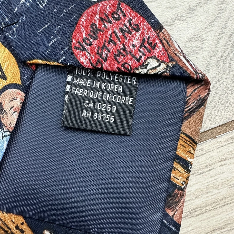 Vintage Budweiser 1996 Tie Dad I Love You Man Your Not Getting My Bud Lite NOVO - Imagem 4 de 4