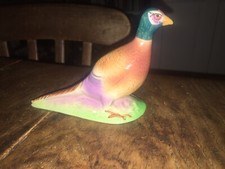 Vintage Avon Ware Ceramic Pheasant Made in England - Bird Handpainted Glazed