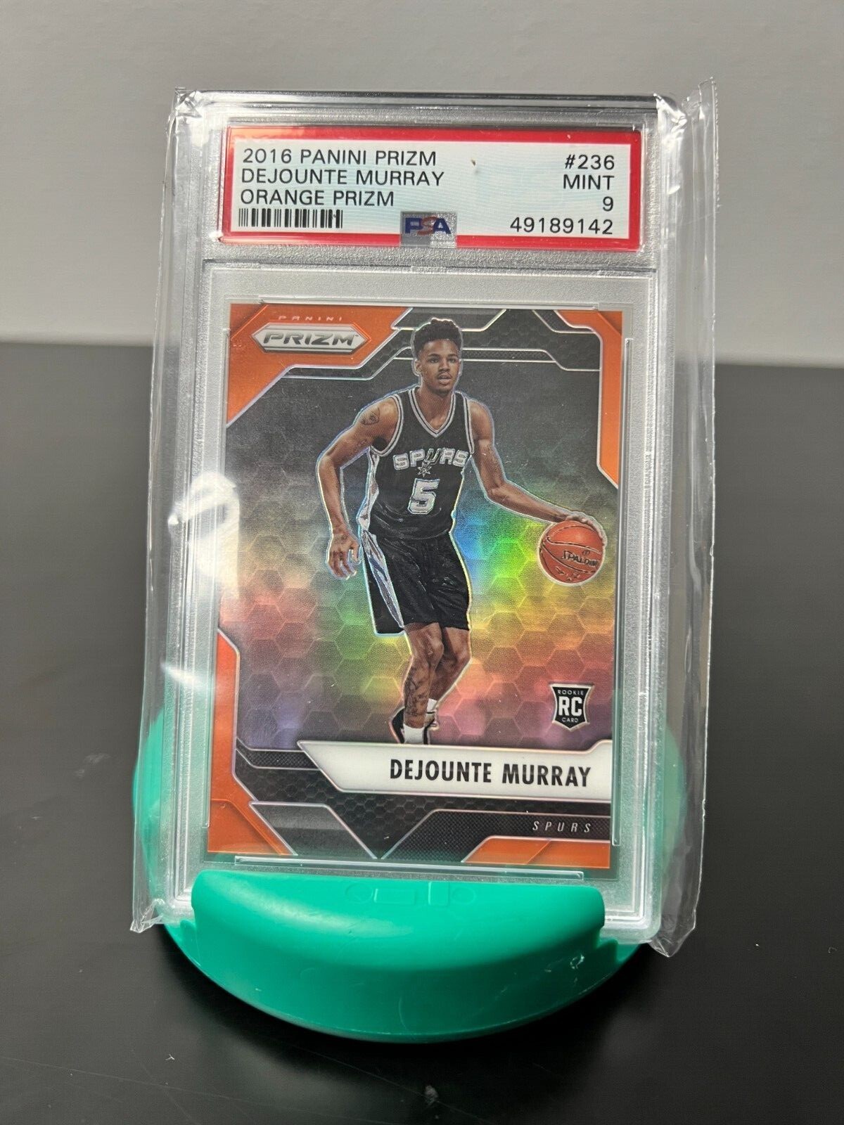 #236 DEJOUNTE MURRAY ORANGE PRIZM (17/49) RC 2016 - PSA GRADE 9