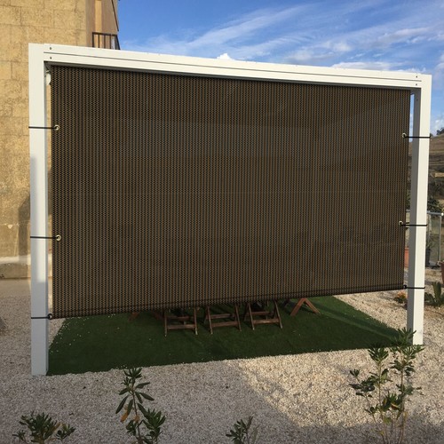 16' Replacement Pergola Shade UV Block Cover Panel w/ Rod Pocket for Yard Garden - Imagen 25 de 55