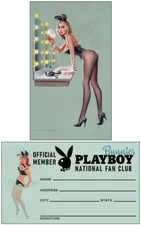 PLAYBOY'S BUNNIES NATIONAL FAN CLUB MEMBERSHIP CARD #3 - VINTAGE REPRINT
