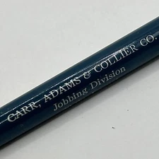 VTG Scripto Ballpoint Pen Carr Adams & Collier Co. Dubuque IA Bilt-Well Woodwork