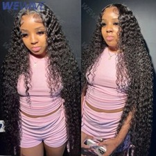 250 Density 13X6 Hd Lace Frontal Wig 30 40 Inch 13x4 Curly HumanHair Wig Hd Wig