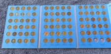 1941 - 1974 P D S Complete Lincoln Wheat Memorial Cent Collection Folder 1941 - 1974 P D S Complete Lincoln Wheat Memorial Cent Collection Folder