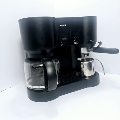 Krups IL Type 865 Cafe Presso Drip 10-cup Coffee Maker 4-Cup Espresso Maker 