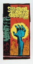 Social Chaos TSOL DRI UK Subs Gang Green Vibrators Dr Know '99 Glenn Barr Poster