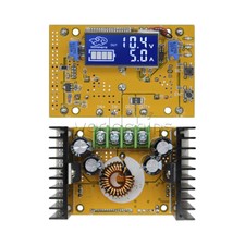 10A DC-DC Adjustable CC CV Step-down Power Supply 12v 5v 24v LCD volt amp meter